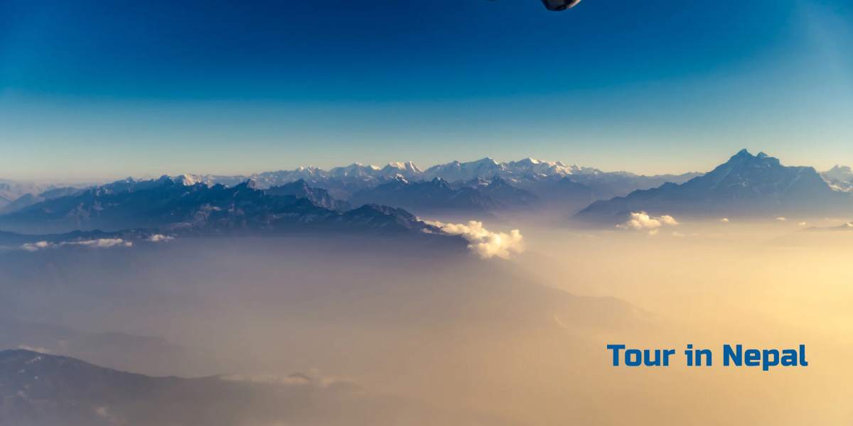 Mount Everest view from sky