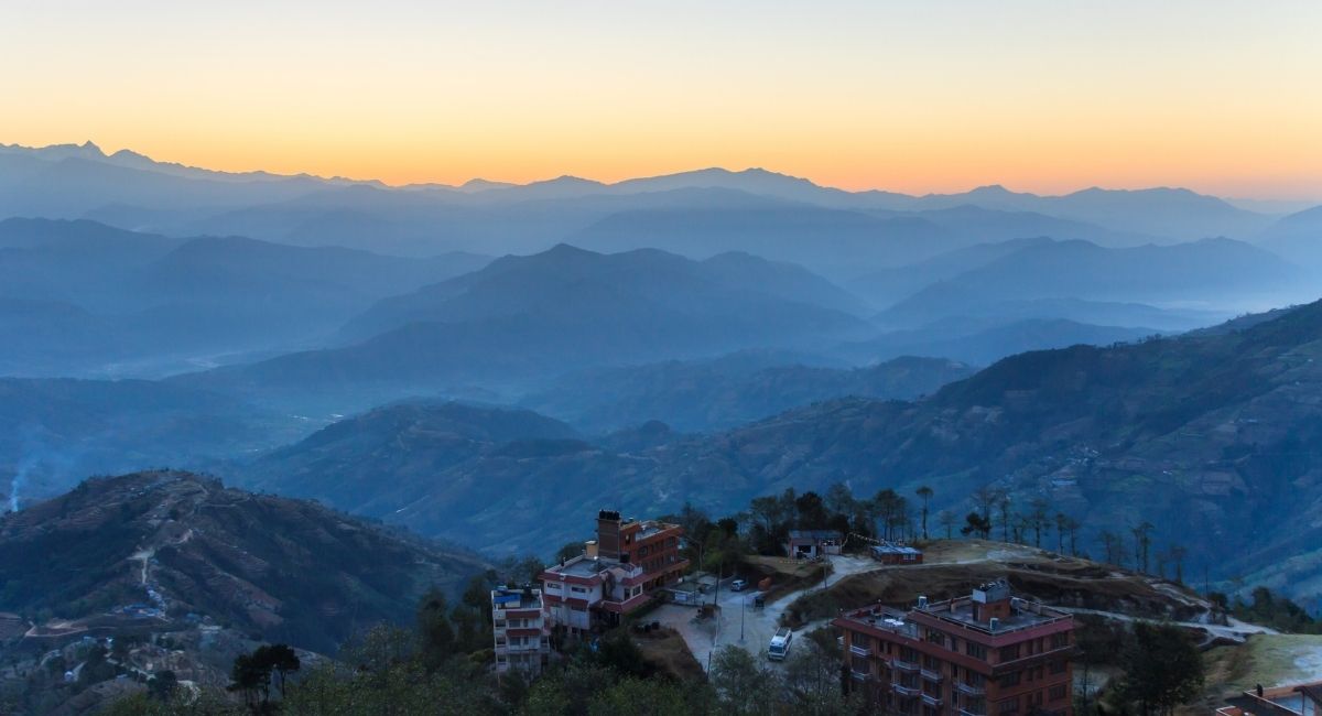 nagarkot scene from hotel
